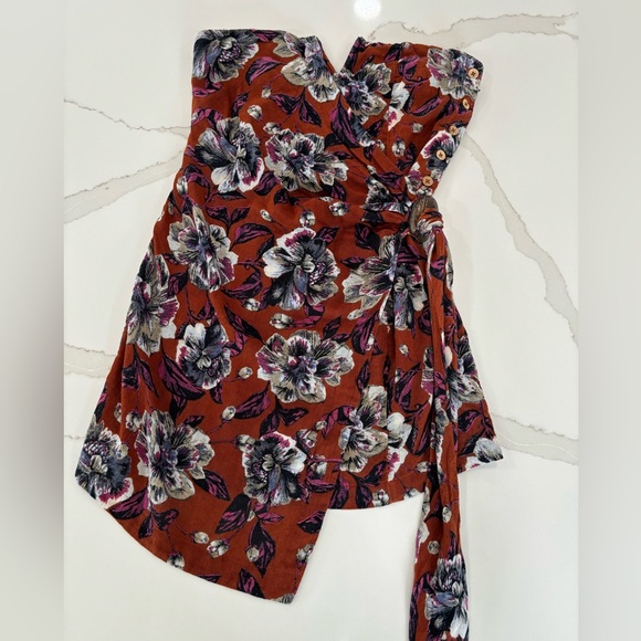 Free People Hot to Trot Strapless Mini Dress Sz S - Picture 5 of 13